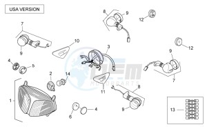 Rally 50 Air drawing USA lights