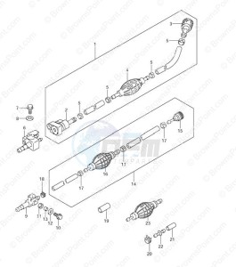 DF 100 drawing Fuel Hose