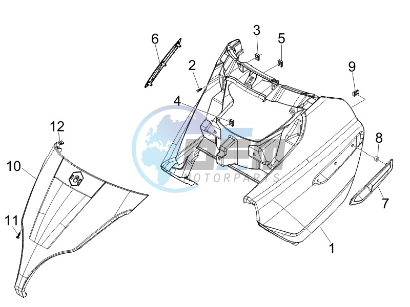 Front shield