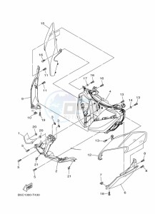 TRACER 900 GT MTT850D (B1J8) drawing HEADLIGHT