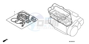 CBR600RR9 Europe Direct - (ED / MME SPC) drawing GASKET KIT A