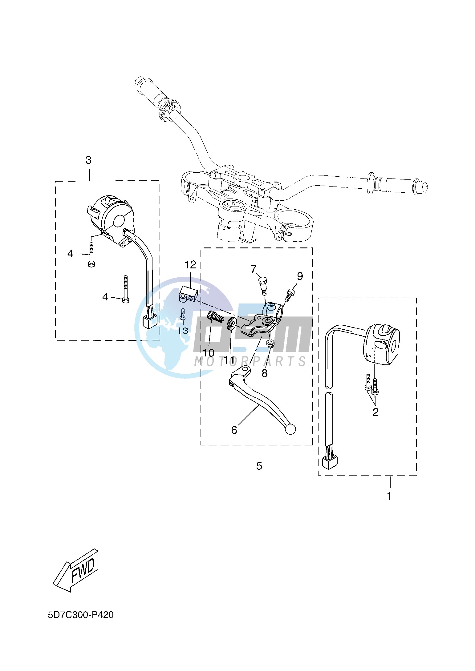 HANDLE SWITCH & LEVER