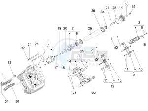 California 1400 Corazzieri 1380 drawing LH cylinder timing system