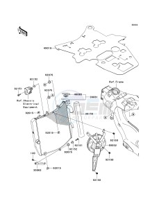 ZX 1000 E [NINJA ZX-10R] (E8F-E9FA) 0E8F drawing RADIATOR