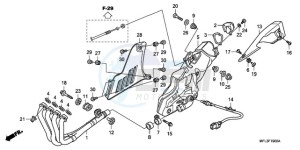 CBR1000RAA Europe Direct - (ED / ABS) drawing EXHAUST MUFFLER