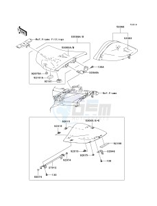 ZR 1000 A [Z1000] (A1-A3) drawing SEAT