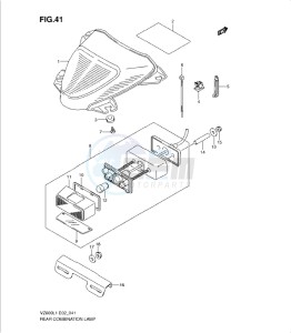 VZ800L1 drawing REAR COMBINATION LAMP