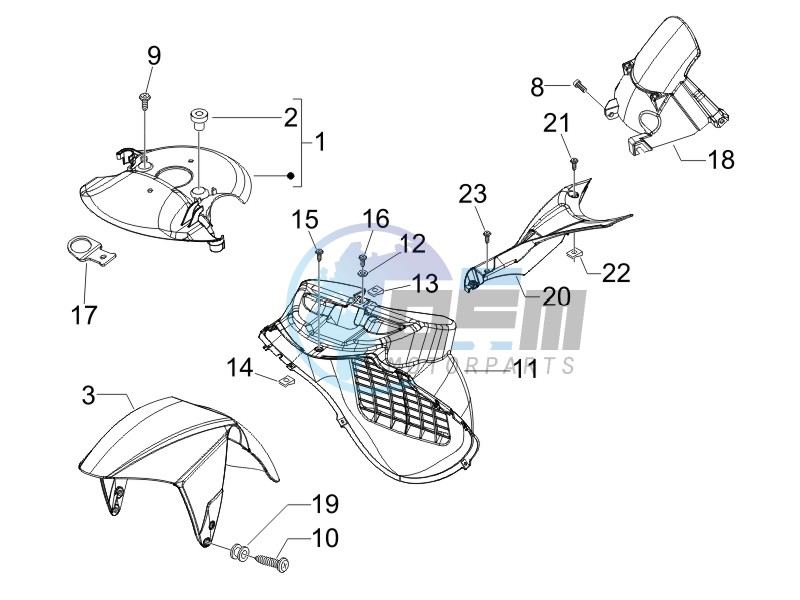 Wheel housing - Mudguard