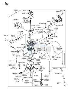 RM-Z250 (E24) drawing CARBURETOR