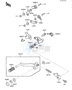 ZL 1000 A [ZL1000 ELIMINATOR] (A1) drawing GEAR CHANGE MECHANISM