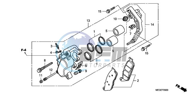 FRONT BRAKE CALIPER