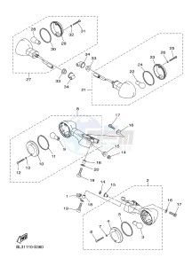 XVS950XR-A SCR950 SCR950 (BL34) drawing FLASHER LIGHT