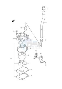 DF 175 drawing Water Pump