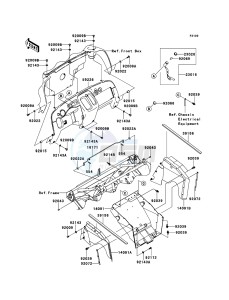 MULE_600 KAF400BFF EU drawing Frame Fittings(Front)