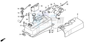 CN250 drawing FUEL TANK