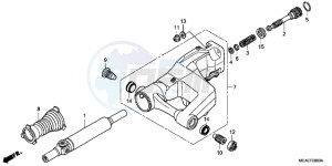 GL1800G GOLDWING 2ED drawing SWINGARM