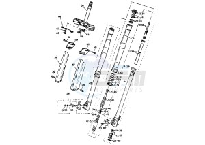 TT K 600 drawing FRONT FORK