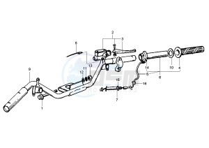 LIBERTY 4T 50 drawing Front master cilinder