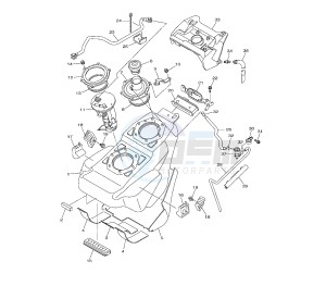 V-MAX 1700 drawing FUEL TANK