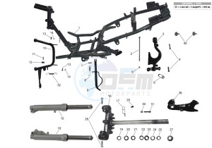 TOREO 125 drawing CHASSIS