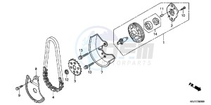 FES125B drawing OIL PUMP