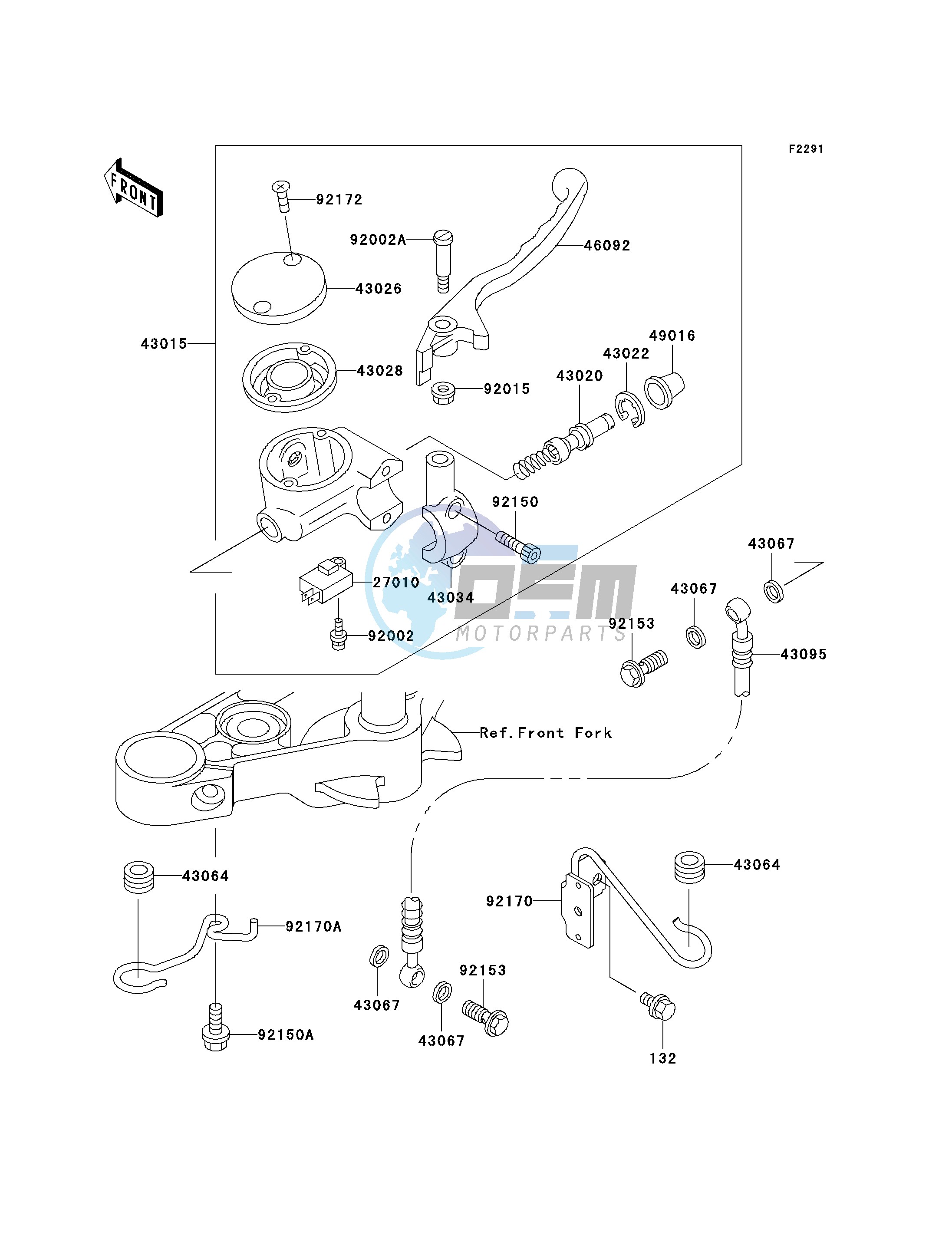 FRONT MASTER CYLINDER