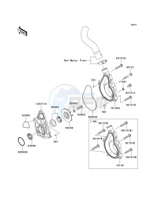 ER 650 A [ER-6N (EUROPEAN] (A6S-A8F) A7F drawing WATER PUMP