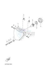 MT125A MT-125 ABS (BR36 BR36 BR36 BR36) drawing HEADLIGHT