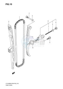 LT-F400 (P28-P33) drawing CAM CHAIN