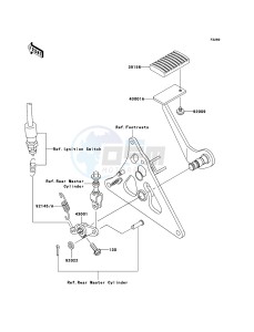 VN1600_MEAN_STREAK VN1600-B2H GB XX (EU ME A(FRICA) drawing Brake Pedal