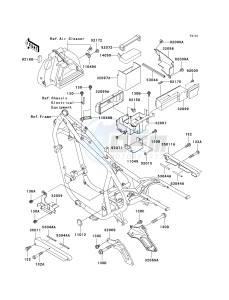 EN 500 C [VULCAN 500 LTD] (C6F-C9F) C9F drawing FRAME FITTINGS