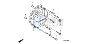 CB600FAA France - (F / ABS CMF) drawing GENERATOR COVER