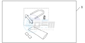 CBR600RA9 Europe Direct - (ED / ABS) drawing U-LOCK