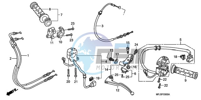 HANDLE LEVER/SWITCH/CABLE