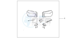 GL1500SE GOLDWING SE drawing CORNERING LIGHT KIT