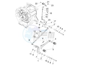 Eldorado 1400 1380 USA drawing Gear lever