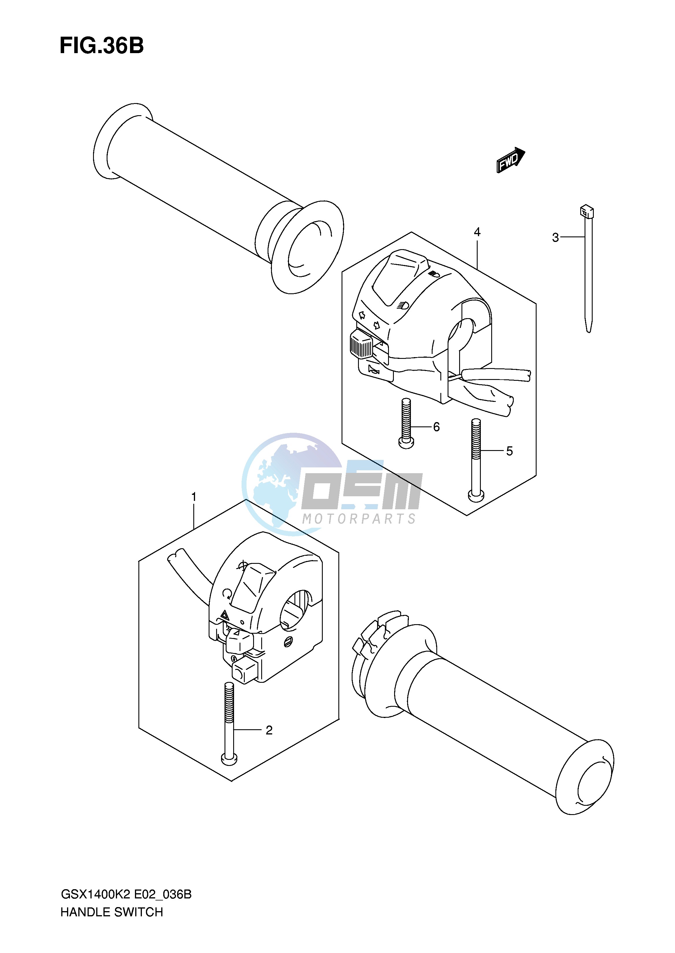 HANDLE SWITCH (MODEL K5)