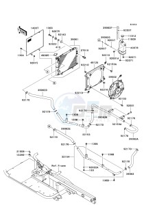 KAF 950 D [MULE 3010 DIESEL 4X4] (D8F) D8F drawing RADIATOR