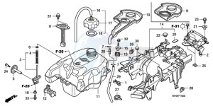 TRX420FEA Europe Direct - (ED / 4WD) drawing FUEL TANK