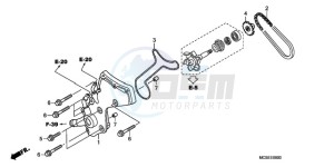 ST1300A9 France - (F / ABS CMF MME) drawing WATER PUMP COVER