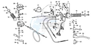 TRX300FW FOURTRAX 300 4X4 drawing CABLE/SWITCH