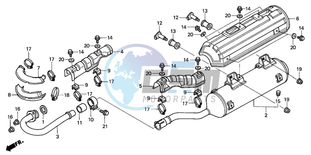 EXHAUST MUFFLER