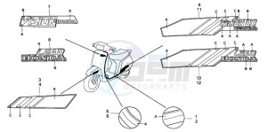 NH80MD drawing MARK/STRIPE