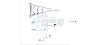 CBR1000RRA Australia - (U) drawing TANK BAG