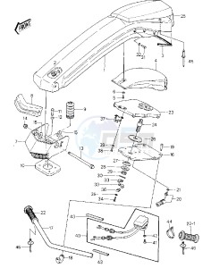 JS 440 A [JS440] (A9-A10) [JS440] drawing HANDLE POLE_SWITCHES   -- 84-86 JS440-A8_A9_A10- -