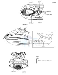 JET SKI ULTRA 310R JT1500NGF EU drawing Labels(EU)