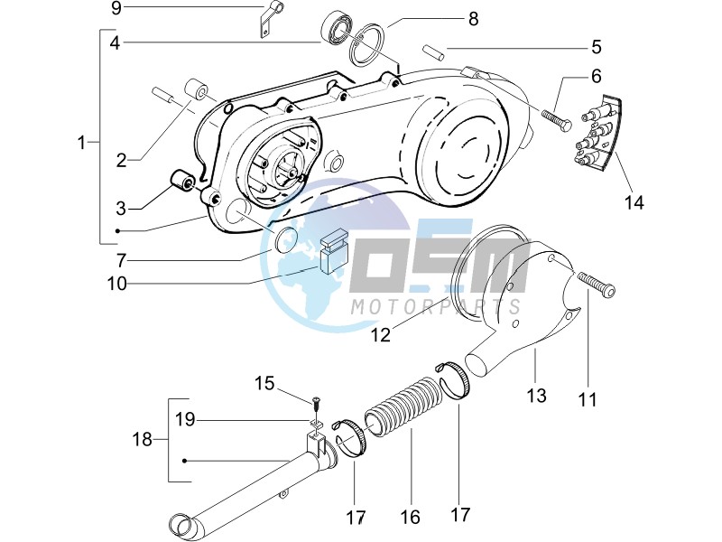 Crankcase cover - Crankcase cooling