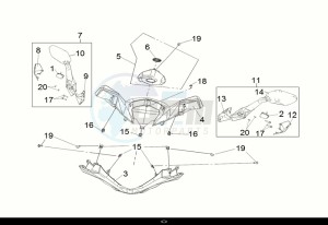 CRUISYM a 300 (LV30W2-EU) (M1) drawing HANDLE COVER