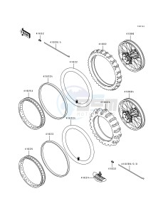 KX 80 R T [KX80] (R4-T4 BIG WHEEL R5) [KX 80 BIG WHEEL] drawing WHEELS_TIRES-- KX80-T4- -