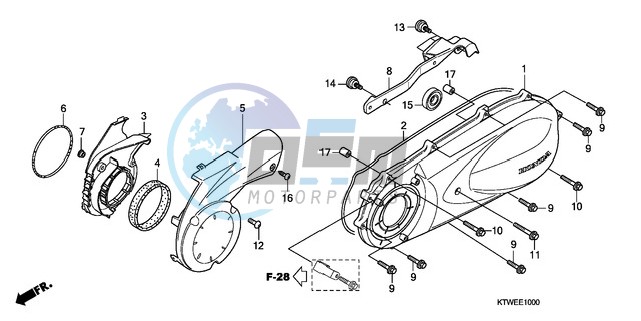 LEFT CRANKCASE COVER